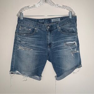 AG Adriano Goldschmied Blue Denim Shorts 30